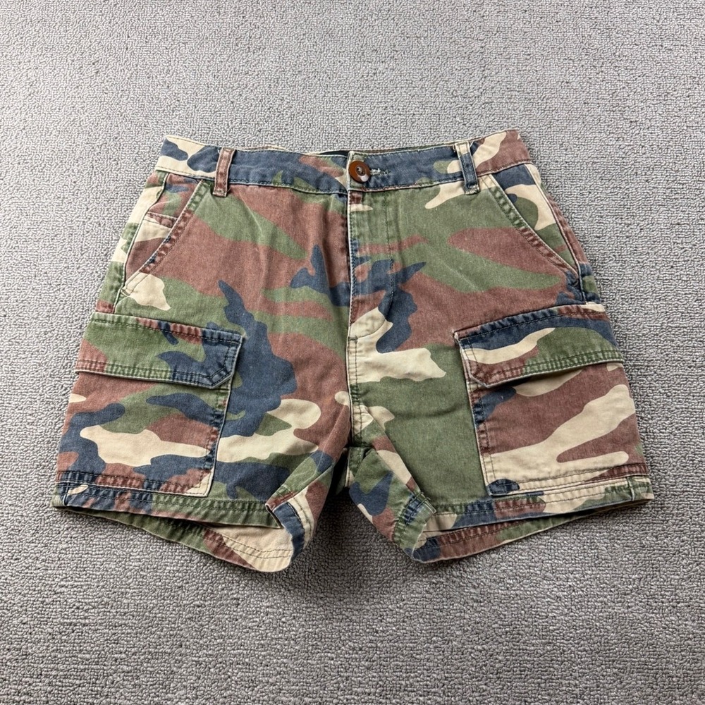 BDG Urban Outfitters Cargo Shorts Men W24 Multicolor Camo Summer Military Army